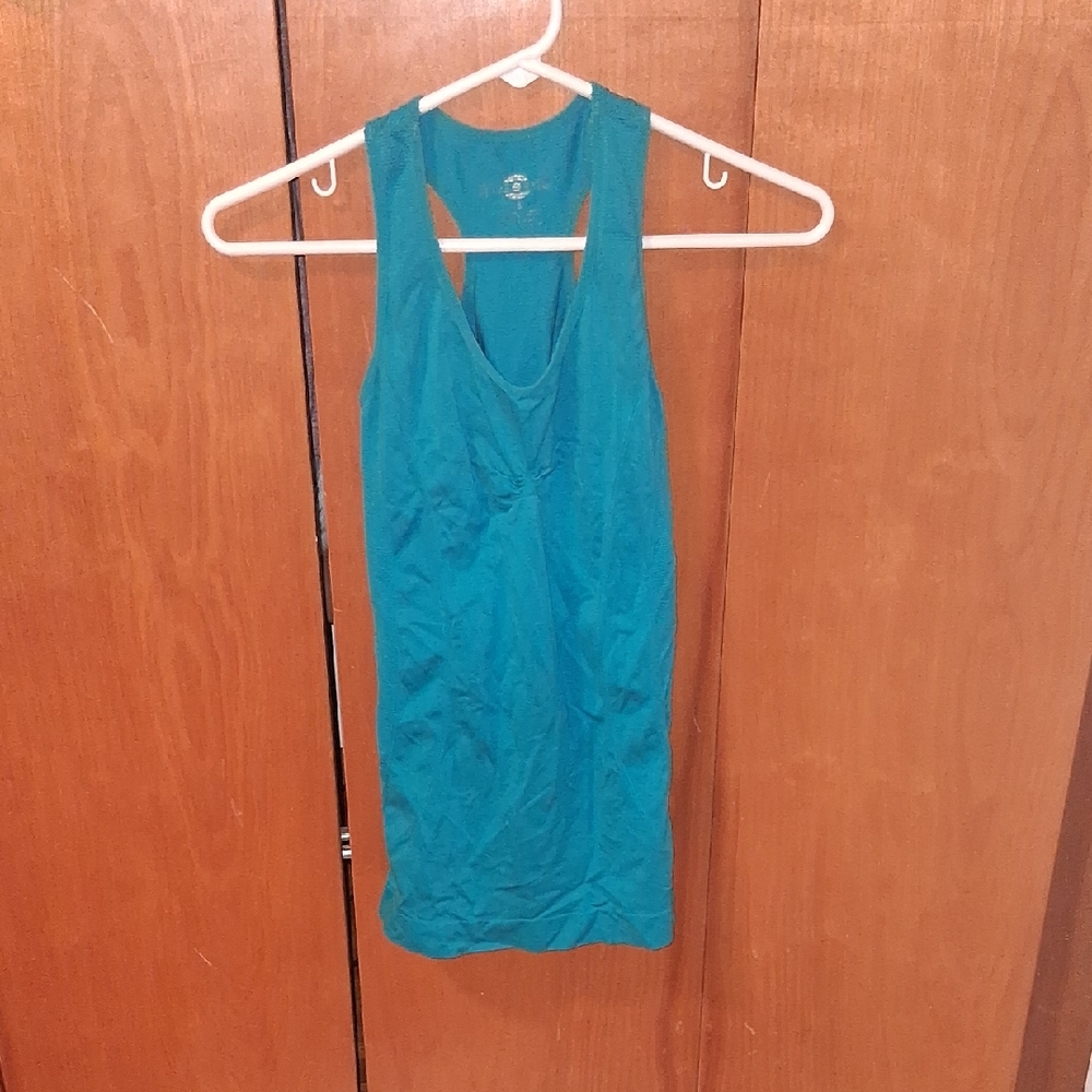Teal Sleeveless Women's Spandex Top